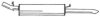 OPEL 852882 End Silencer